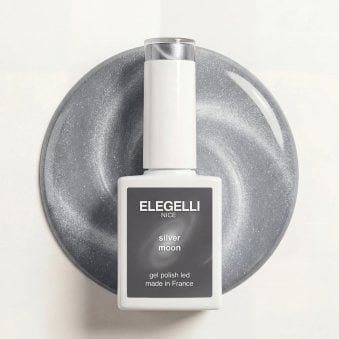 HEMA & TPO Free Cat Eyes Gel Polish - Silver Moon 10ml