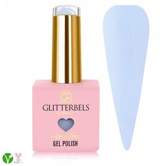 Hema & TPO Free Gel Polish - Pastel Blue 8ml (HGEL158)