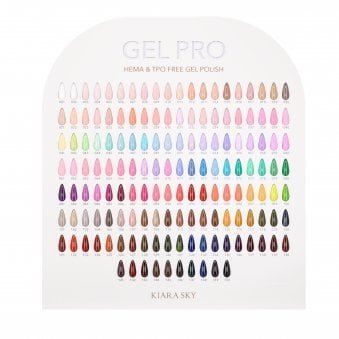 HEMA & TPO Free Gel Pro Nail Swatch Display