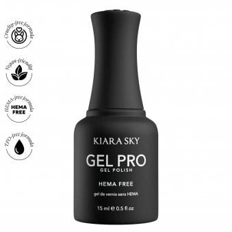 HEMA & TPO Free Gel-Pro Polish 15ml - True Black  (HFG150)