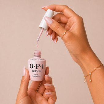 HEMA & TPO Free Intelli-Gel Polish Duo - OPI'M A Bubble Bunny & No Wipe Top Coat 2x15ml