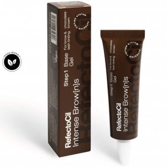 Intense Browns Base Gel - Eyelash And Eyebrow Tint - Chocolate Brown 15ml (230513)