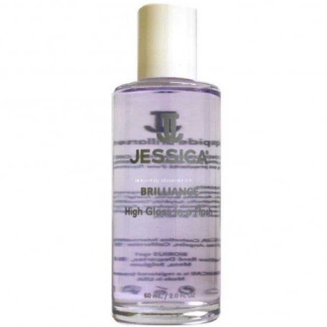 Jessica Brilliance Nail Polish Topcoat - High Gloss & Fast Drying 60ml (BR2)