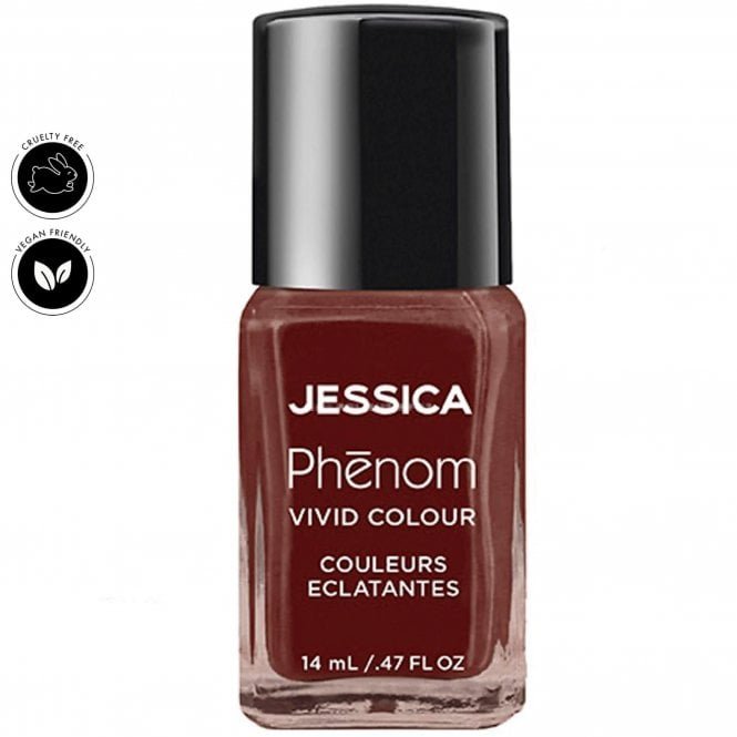 Jessica Phenom High Shine Nail Polish - Left Me On Red 14ml (115)