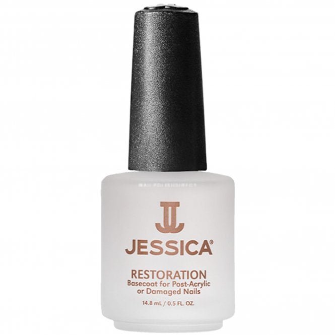 Jessica Restoration Nail Polish Basecoat For Damaged Nails 14.8ml (RES)