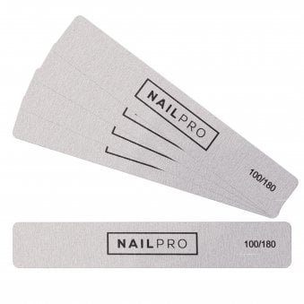 Jumbo Nail Files - Zebra - 100/180 Grit