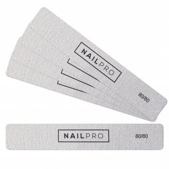 Jumbo Nail Files - Zebra - 80/80 Grit