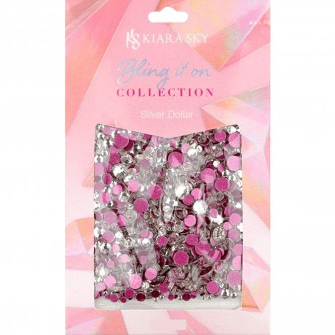 Kiara Sky Bling It On Rhinestones - Silver Dollar (50 Pieces) (KSR11)