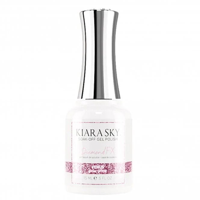 Kiara Sky Diamond Fx Reflective Glitter Gel Polish - Venus 15ml (GFX112)