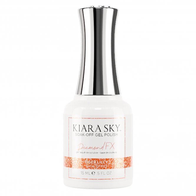 Kiara Sky DiamondFX Gel Polish - Tiger Lilly 15ml (GFX123)