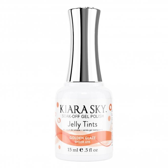 Kiara Sky HEMA & TPO Free Jelly Tint Gel Polish - Golden Glaze 15ml (J215)
