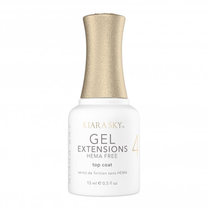 Kiara Sky HEMA Free Natural Gel Nail Extension Non Wipe Topcoat 15ml