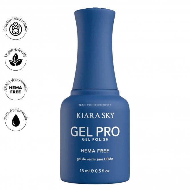 Kiara Sky HEMA & TPO Free Gel-Pro Polish 15ml - Dodge Her Blues (HFG133)