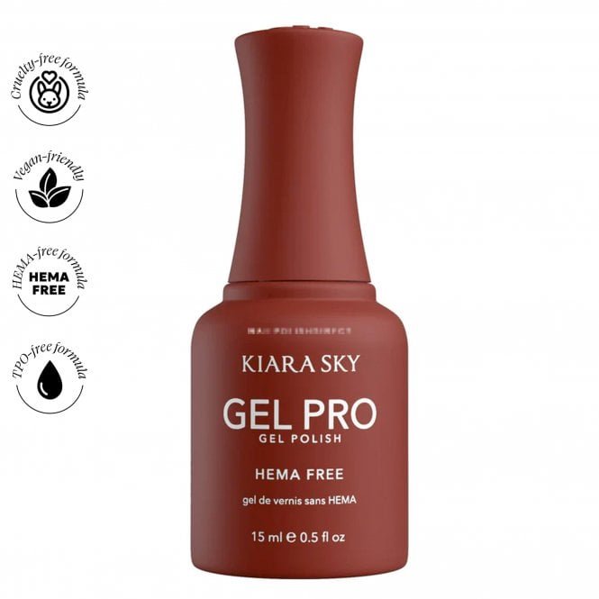 Kiara Sky HEMA & TPO Free Gel-Pro Polish 15ml - Left On Red (HFG121)