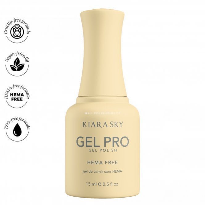 Kiara Sky HEMA & TPO Free Gel-Pro Polish 15ml - Lemon Creme