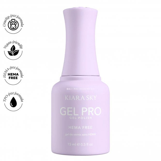 Kiara Sky HEMA & TPO Free Gel-Pro Polish 15ml - Moonlit Lilac (HFG056)