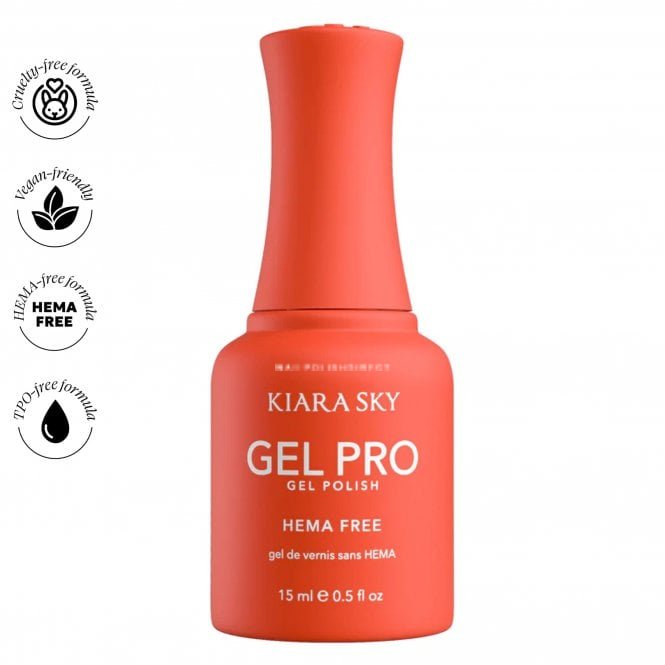Kiara Sky HEMA & TPO Free Gel-Pro Polish 15ml - Scarlet Blaze (HFG093)