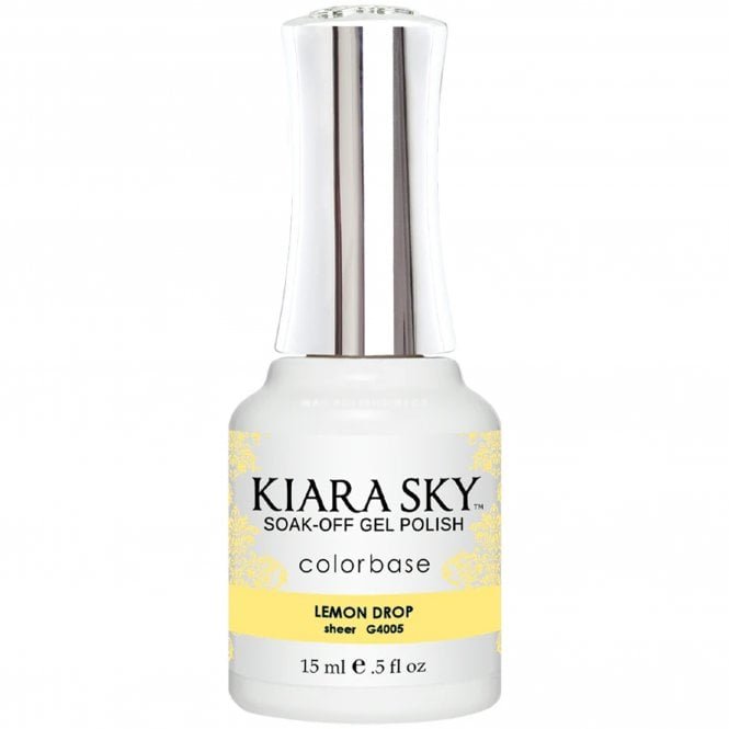 Kiara Sky TPO Free Jelly Tint Gel Polish - Lemon Drop 15ml (G4005)