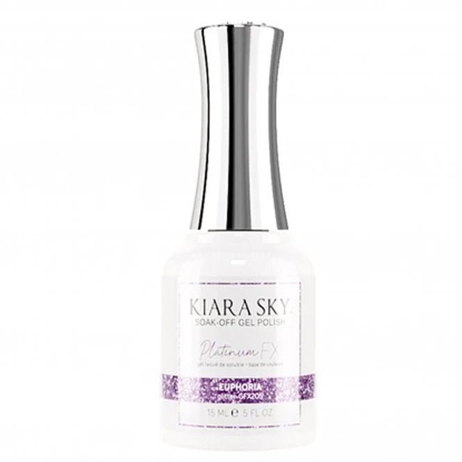 Kiara Sky Platinum Fx Reflective Glitter Gel Polish - Euphoria 15ml (GFX205)