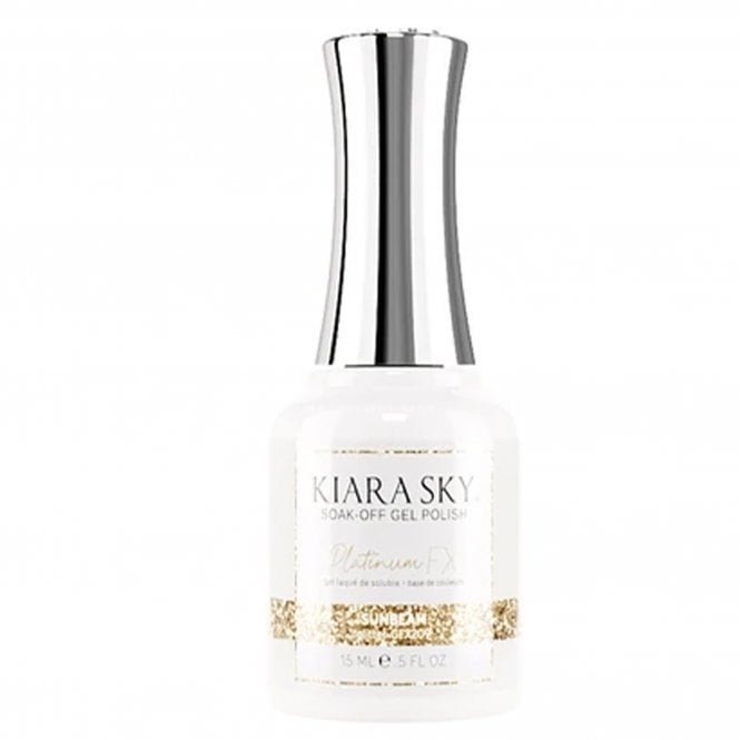 Kiara Sky Platinum Fx Reflective Glitter Gel Polish - Sunbeam 15ml (GFX209)