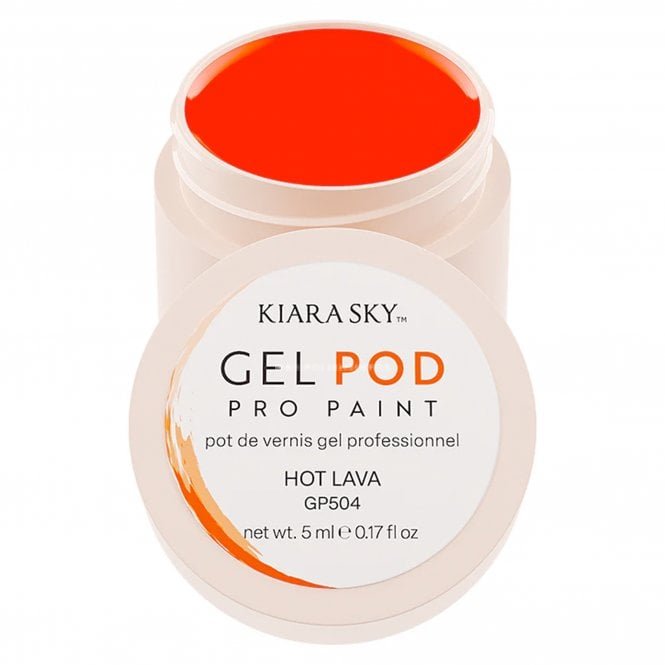 Kiara Sky Pro Paint Gel Pod - Hot Lava 5ml (GP504)