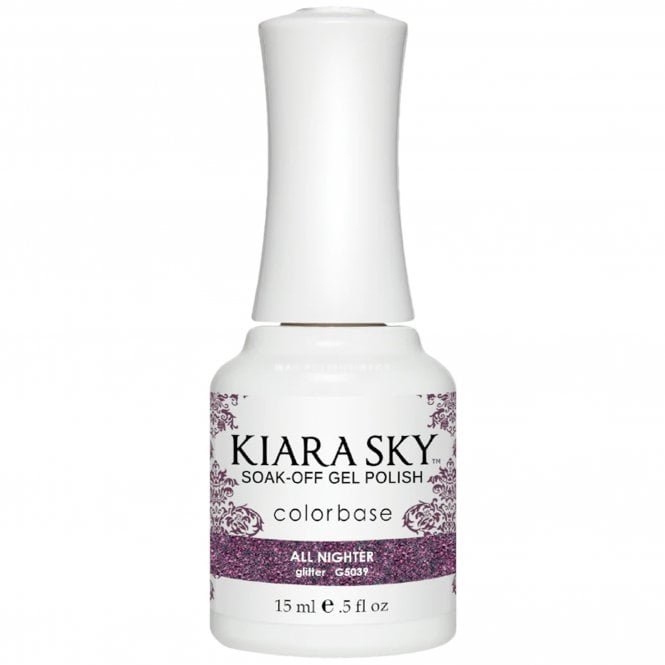 Kiara Sky Soak Off Cruelty Free Gel Polish - All Nighter 15ml (G5039)