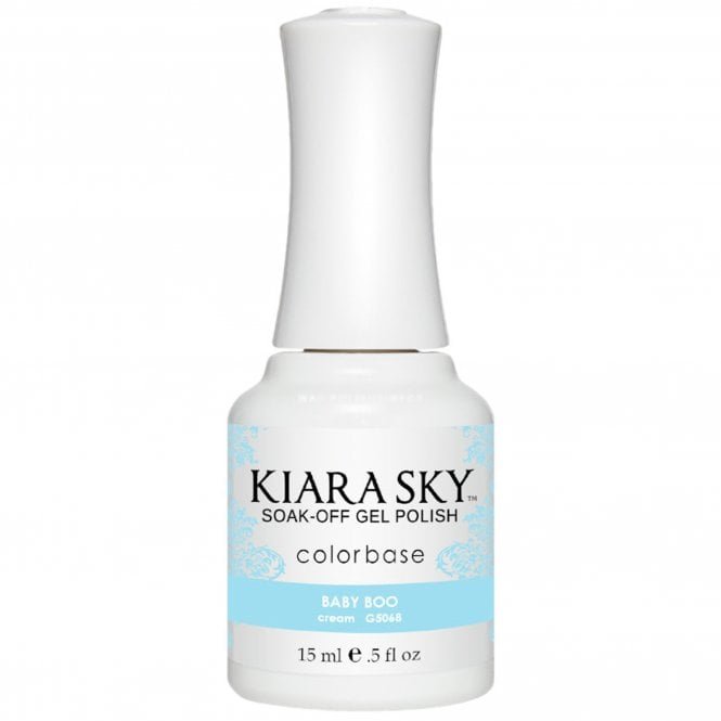Kiara Sky Soak Off Cruelty Free Gel Polish - Baby Boo 15ml (G5068)