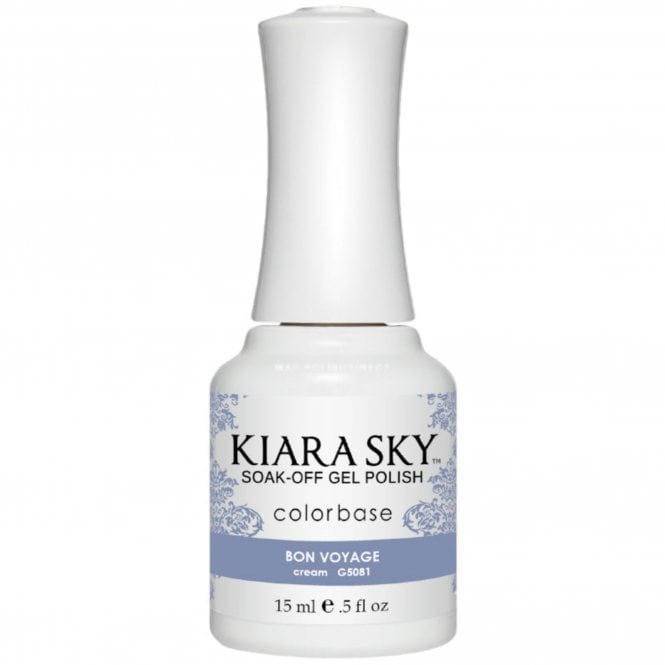 Kiara Sky Soak Off Cruelty Free Gel Polish - Bon Voyage 15ml (G5081)