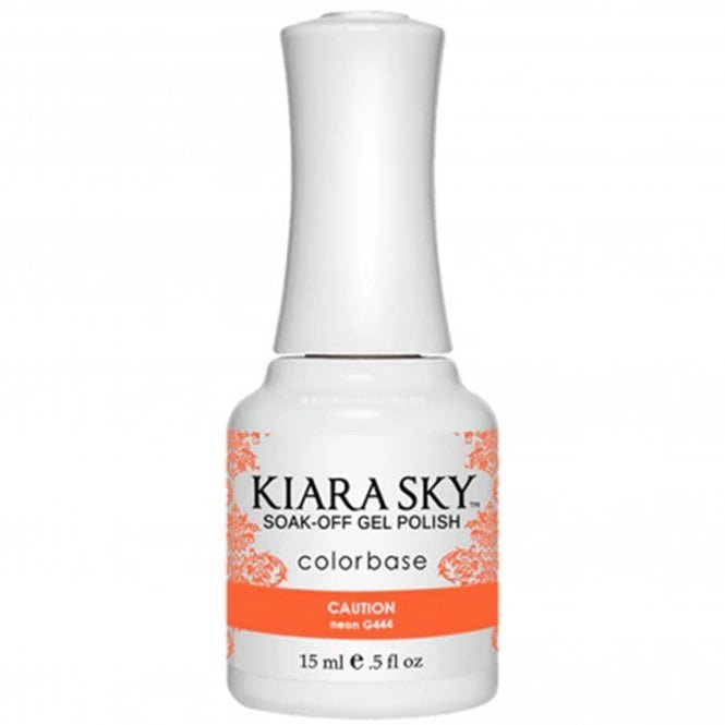 Kiara Sky Soak Off Cruelty Free Gel Polish - Caution 15ml (G444)