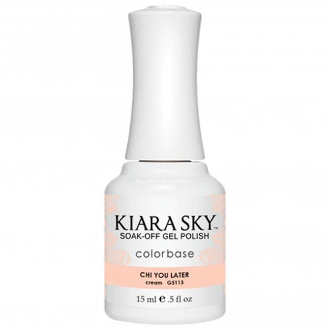 Kiara Sky Soak Off Cruelty Free Gel Polish - Chi You Later 15ml (G5113)
