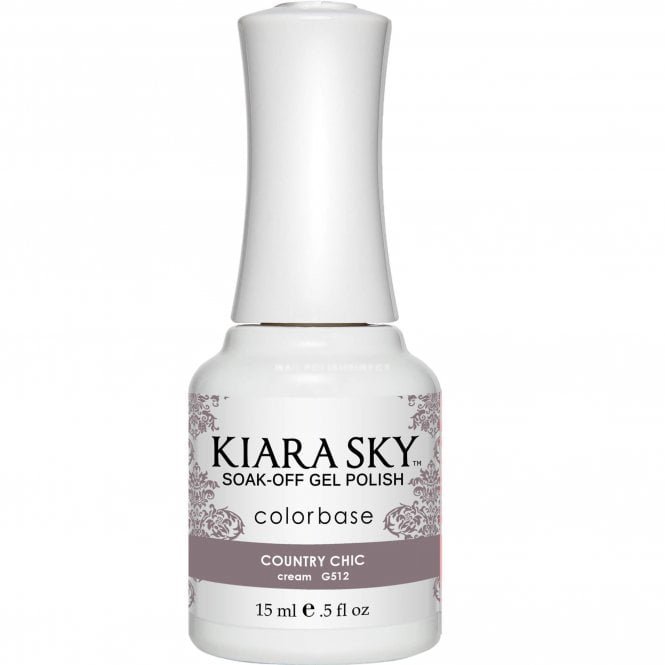 Kiara Sky Soak Off Cruelty Free Gel Polish - Country Chic 15ml (G512)