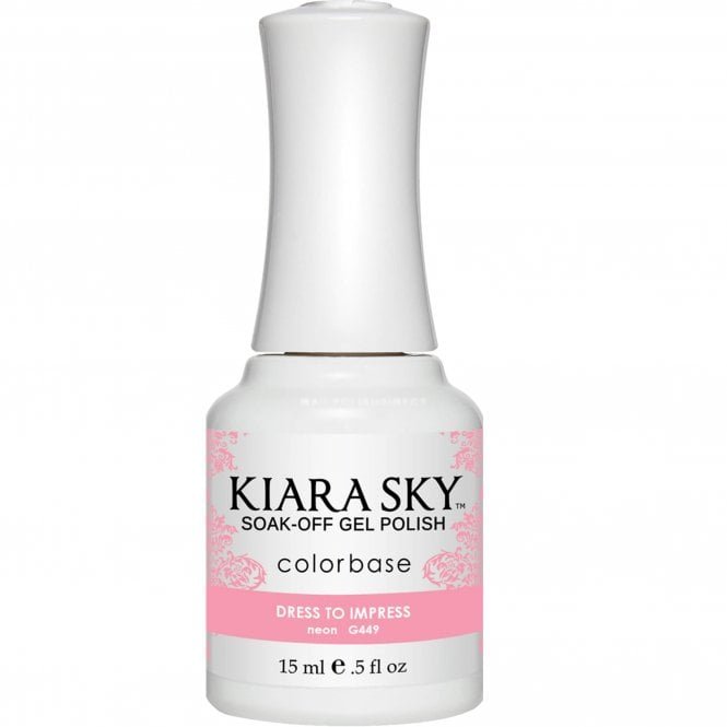 Kiara Sky Soak Off Cruelty Free Gel Polish - Dress To Impress 15ml (G449)