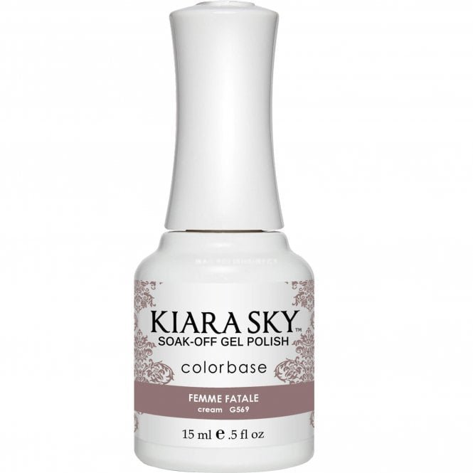 Kiara Sky Soak Off Cruelty Free Gel Polish - Femme Fatale 15ml (G569)