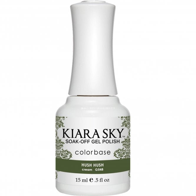 Kiara Sky Soak Off Cruelty Free Gel Polish - Hush Hush 15ml (G548)