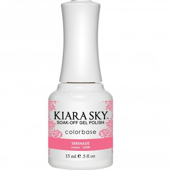 Kiara Sky Soak Off Cruelty Free Gel Polish - Serenade 15ml (G428)