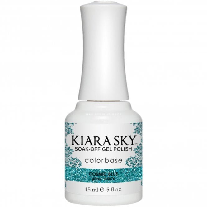 Kiara Sky Soak Off Cruelty Free Gel Polish - Cosmic Blue 15ml (G5075)
