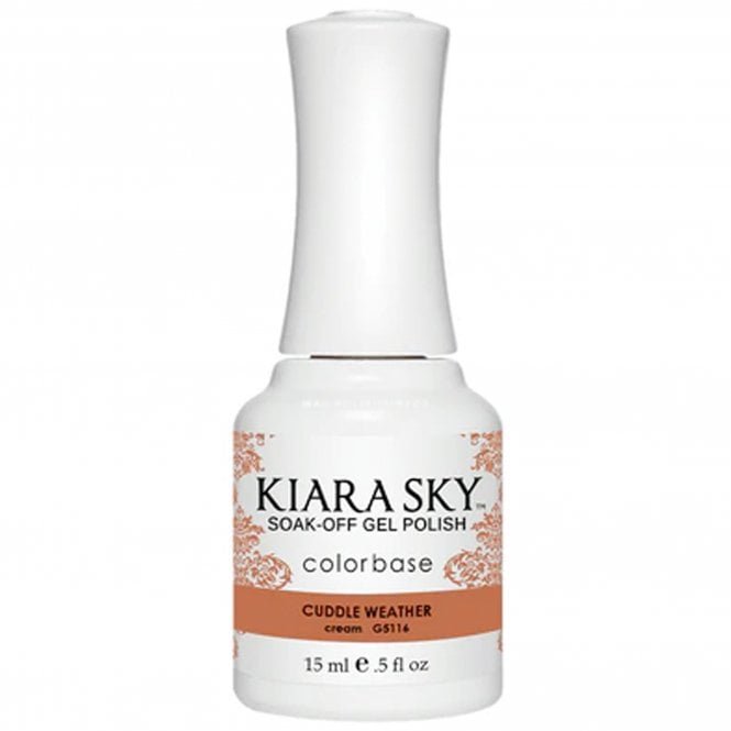 Kiara Sky Soak Off Cruelty Free Gel Polish - Cuddle Weather 15ml (G5116)