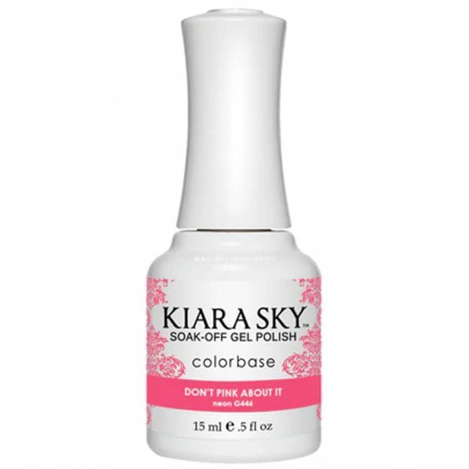 Kiara Sky Soak Off Cruelty Free Gel Polish - Don't Pink About It 15ml (G446)