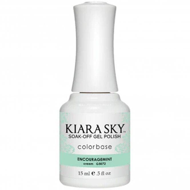 Kiara Sky Soak Off Cruelty Free Gel Polish - Encouragemint 15ml (G5072)