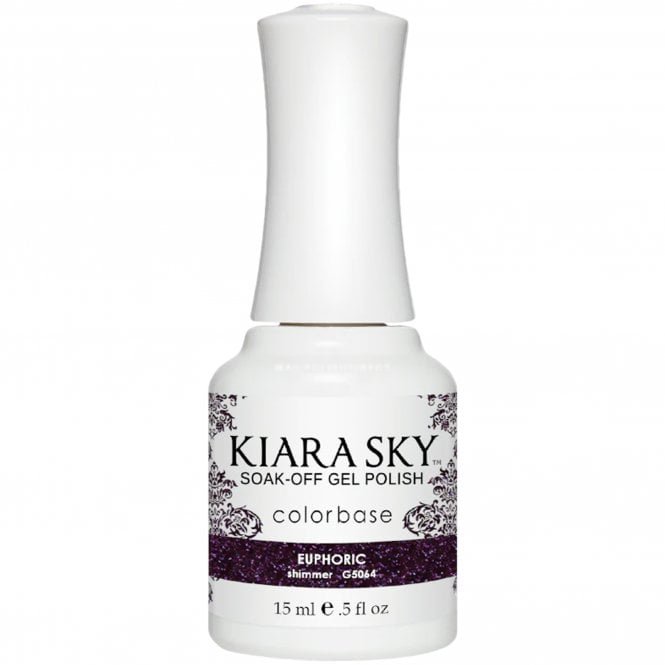 Kiara Sky Soak Off Cruelty Free Gel Polish - Euphoric 15ml (G5064)