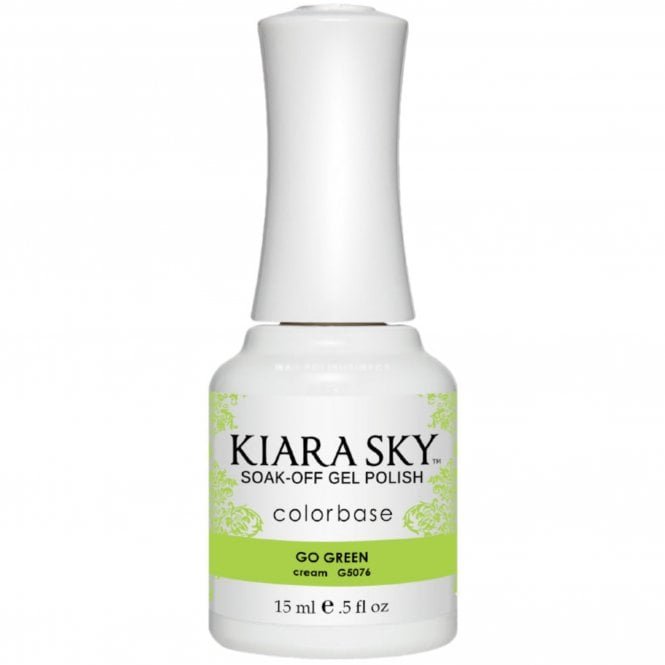 Kiara Sky Soak Off Cruelty Free Gel Polish - Go Green 15ml (G5076)
