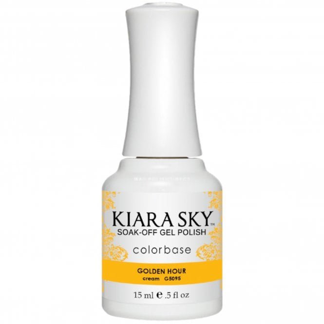 Kiara Sky Soak Off Cruelty Free Gel Polish - Golden Hour 15ml (G5095)