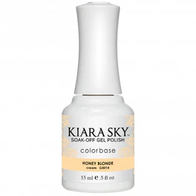 Kiara Sky Soak Off Cruelty Free Gel Polish - Honey Blonde 15ml (G5014)