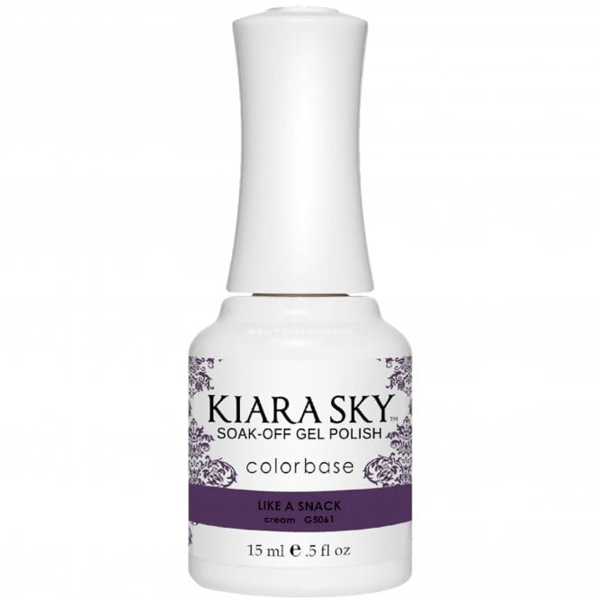 Kiara Sky Soak Off Cruelty Free Gel Polish - Like A Snack 15ml (G5061)