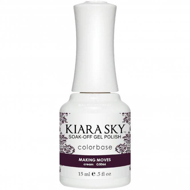 Kiara Sky Soak Off Cruelty Free Gel Polish - Making Moves 15ml (G5066)