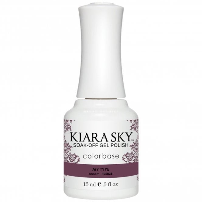 Kiara Sky Soak Off Cruelty Free Gel Polish - My Type 15ml (G5038)