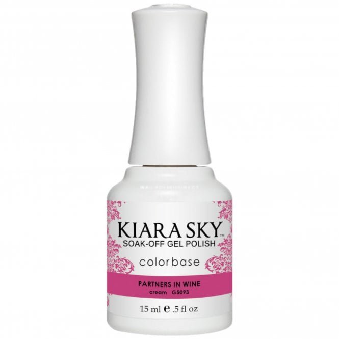 Kiara Sky Soak Off Cruelty Free Gel Polish - Partners In Wine 15ml (G5093)