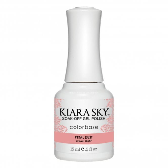 Kiara Sky Soak Off Cruelty Free Gel Polish - Petal Dust 15ml (G557)