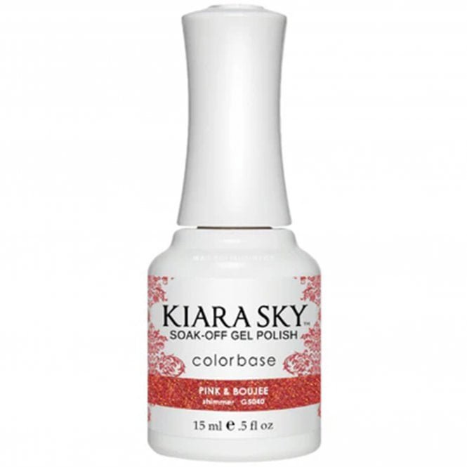 Kiara Sky Soak Off Cruelty Free Gel Polish - Pink & Boujee 15ml (G5040)