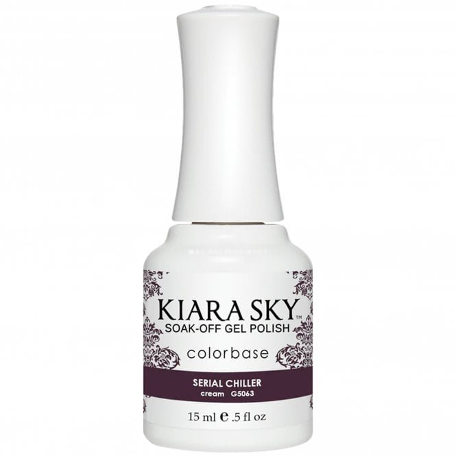Kiara Sky Soak Off Cruelty Free Gel Polish - Serial Chiller 15ml (G5063)